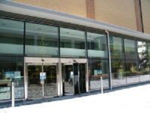 Woking Library entrance