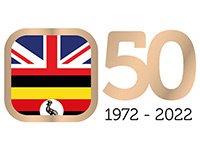 British Ugandan Asians 50th anniversary logo