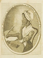 Engraving of Phillis Wheatley from 'Poems on Various Subjects, Religious and Moral', 1773 