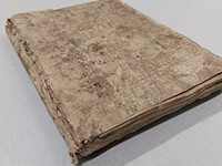 Whole binding of the clergyman's notebook