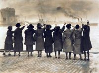 The girls they left behind. 2nd Battalion the East Surrey Regiment, leaving Dublin, 17 February 1922. (SHC ref ESR/3/13/13)