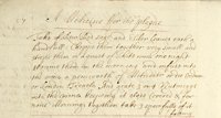 One of many 'cures' for the plague, 17th century (reference LM/1379/80, entry 57)