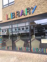 Horley Library entrance