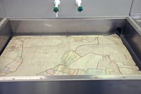 a map in a sink