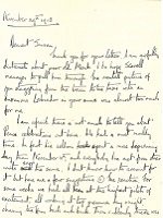 Letter from Franklin Lushington to Susan Lushington, Kingsley, Bordon, 29 Nov 1918 (SHC ref 7854/4/7/4/26)