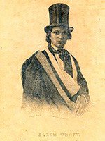 Illustration of Ellen Craft from the Craft's book Running a Thousand Miles for Freedom, London, 1860