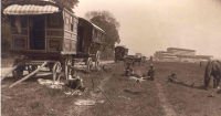 Waggons at the Epsom Derby