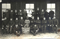 Prisoners of war in Friedrichsfeld camp, Germany, 1915-16 (from scrapbook compiled by Mrs M C Elias Morgan) SHC ref QRWS/30/ELIAA/1c