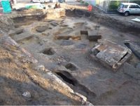 Archaeological excavation was carried out at The American School in Switzerland, Thorpe, Surrey