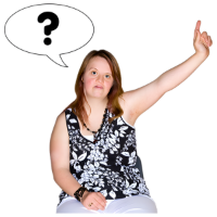 Woman with a question